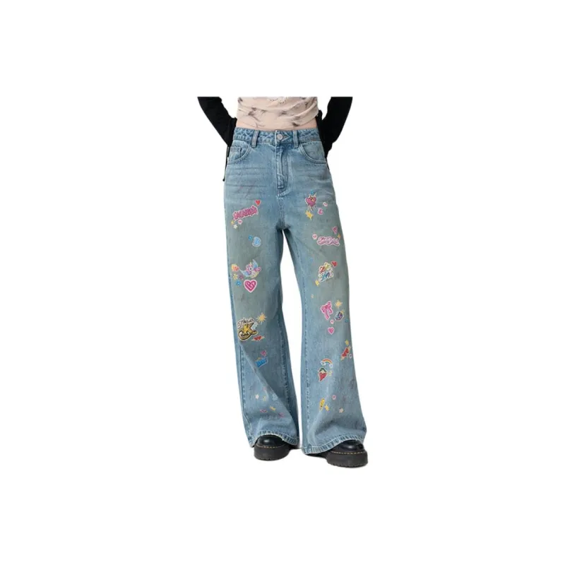 LALABOBO Jeans Women's Denim Blue-0