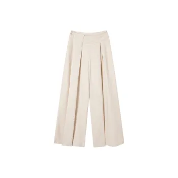 Ouyang Casual Pants Women's Beige Germ Color