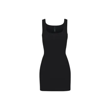 Skims Slip Dresses Women's Agate Black