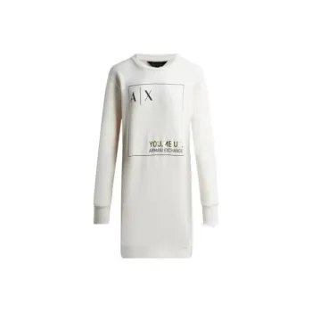 ARMANI EXCHANGE Long Sleeved Dresses Women's White