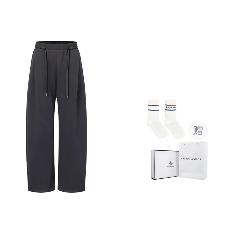 Charlie Luciano Casual Pants Women's Gray Box+Socks-0