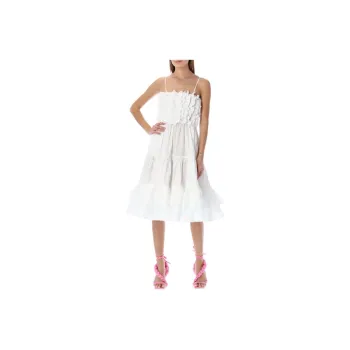 MSGM Sleeveless Dresses Women's White