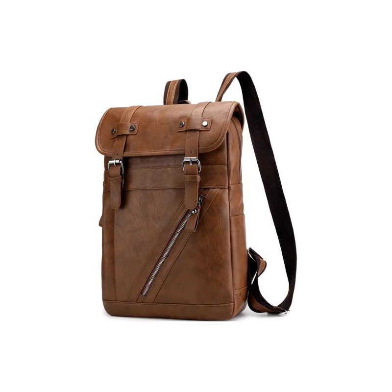 H YXIANG PU Backpack Regular Men's Multicolor-6