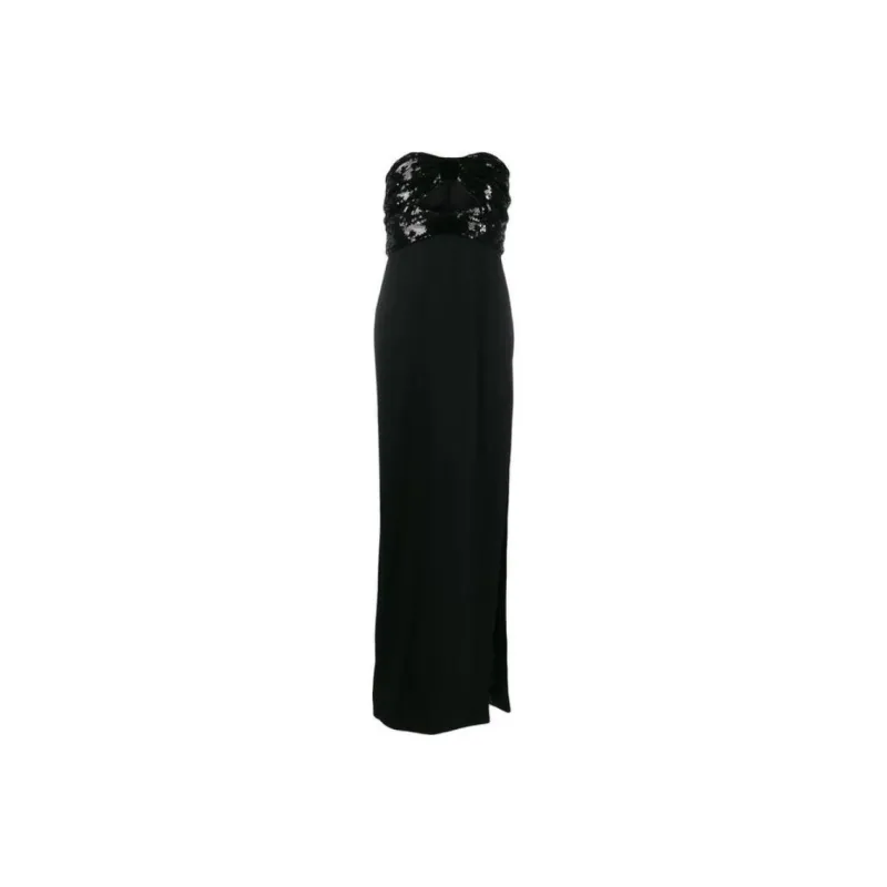 SAINT LAURENT Sequin embellished Evening Gown-0