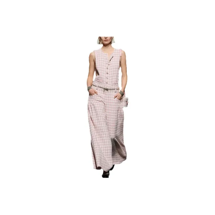 CHANEL Jumpsuits Women's Pink-0