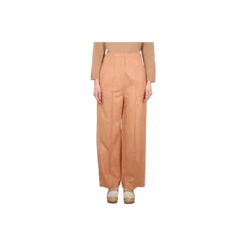 Alysi Ajoure High Waisted Wide Leg Trousers