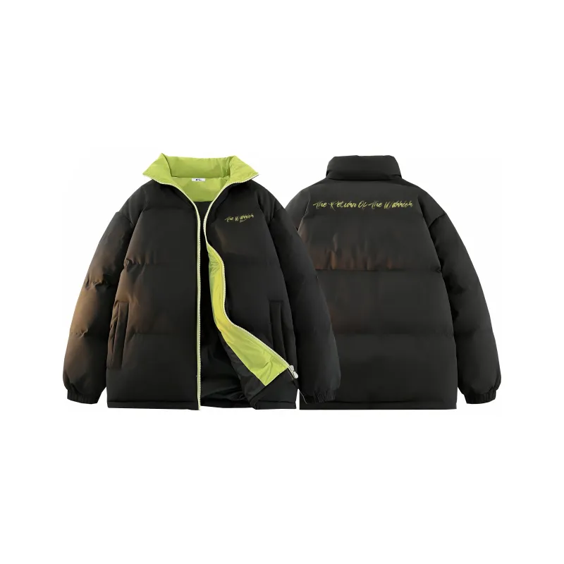 Warrior Ride The Wind Collection Open Ended Smile Collection Puffer Jacket Unisex-10