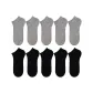 10 Pack (5 Black+5 Gray)