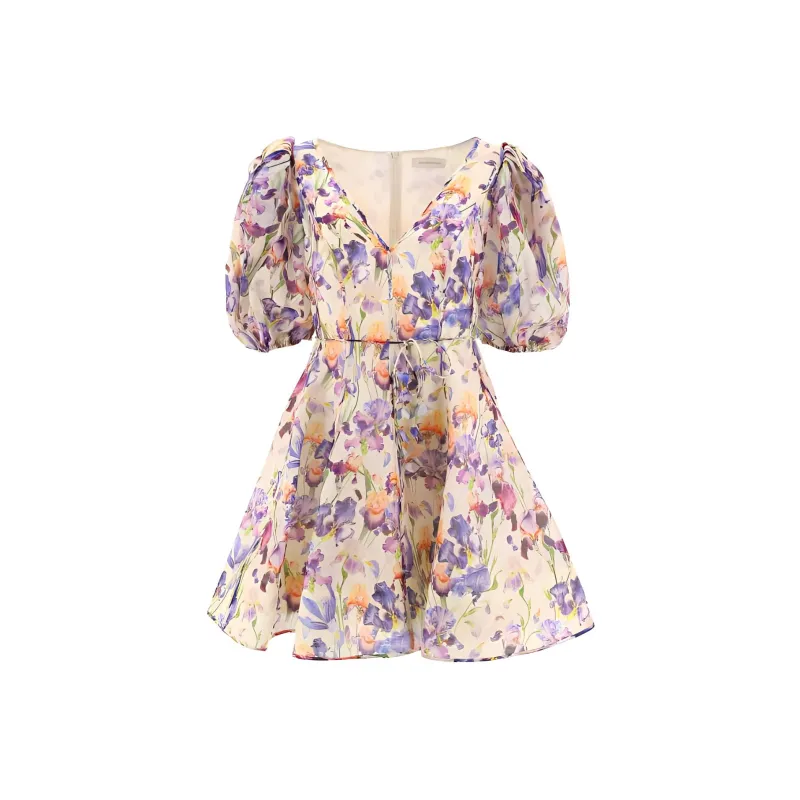 Zimmermann SS23 Short Sleeved Dress Women's Yellow-0