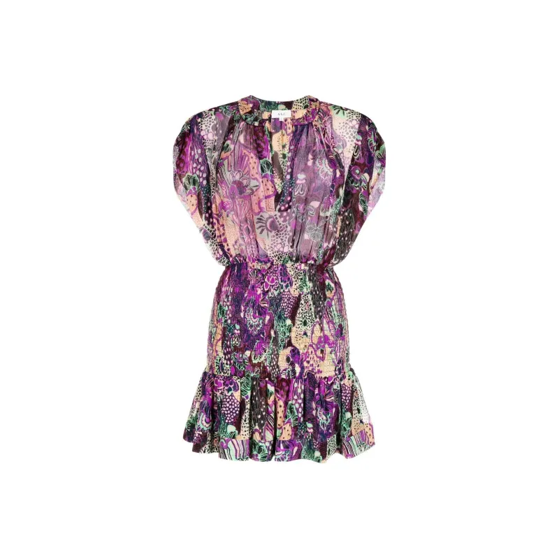 A.L.C. Carly Floral print Mini Dress-0