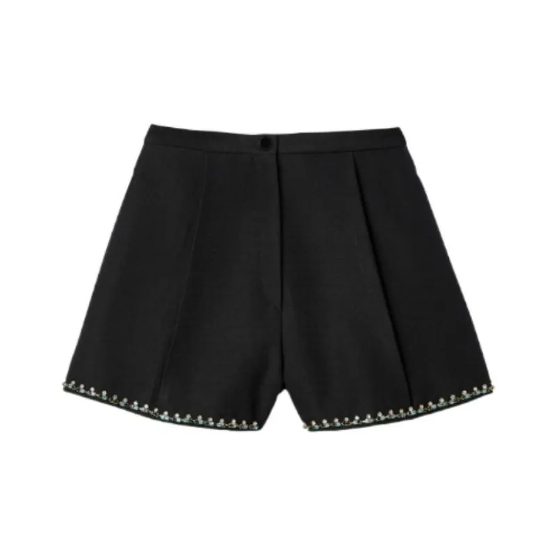 Sandro Casual Shorts Women's Black-0