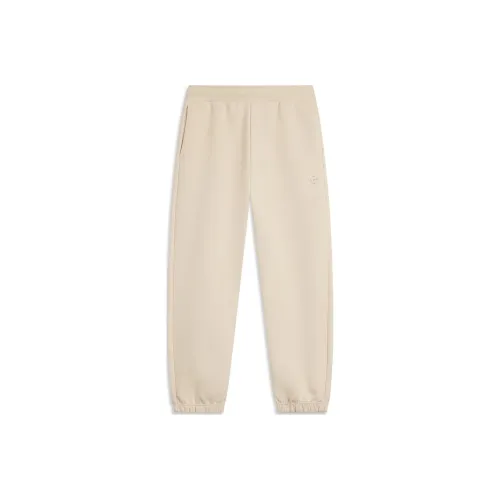 LiNing Sports Lifestyle Collection China Culture Collection Knitted Sports Pants Women's Dusty Khaki