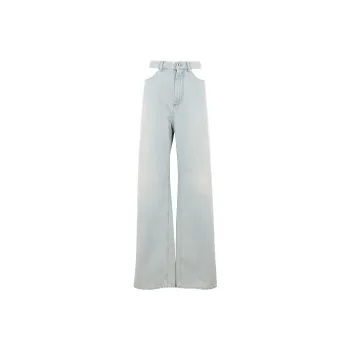 Maison Margiela High Waisted Wide Leg Jeans