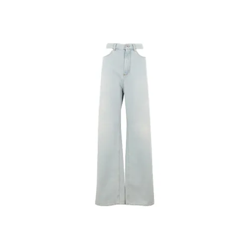 Maison Margiela High Waisted Wide Leg Jeans