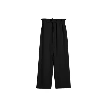 TOTEME Belted Flared Trousers