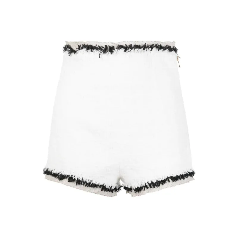 BALMAIN Casual Shorts Women's White-0