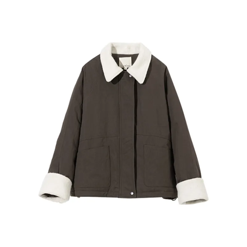 ZIMO Puffer Jacket Women's Navy Blue-3