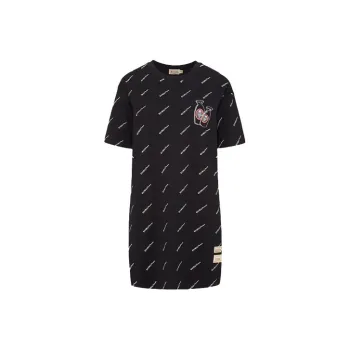 EVISU Short Sleeved Dresses Women's Black
