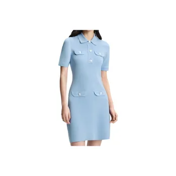 MICHAEL KORS Short-Sleeved Dresses Women's Light Blue