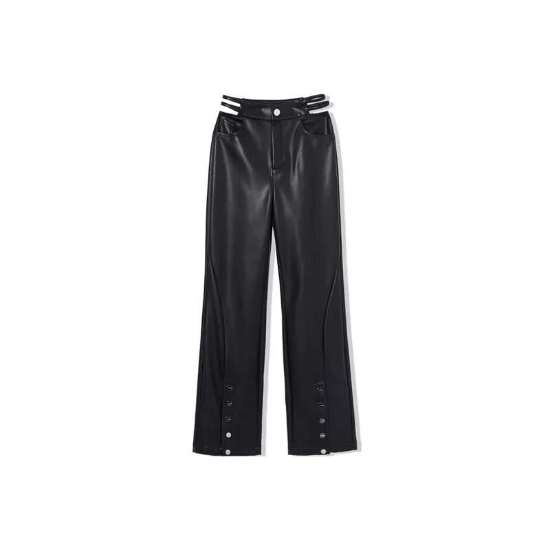 LA CRAWFISH Leather Pants Women's-6