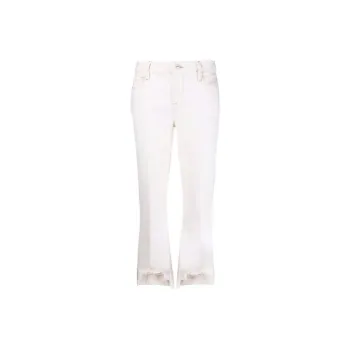 FRAME Le Crop High-Waisted Cropped Jeans