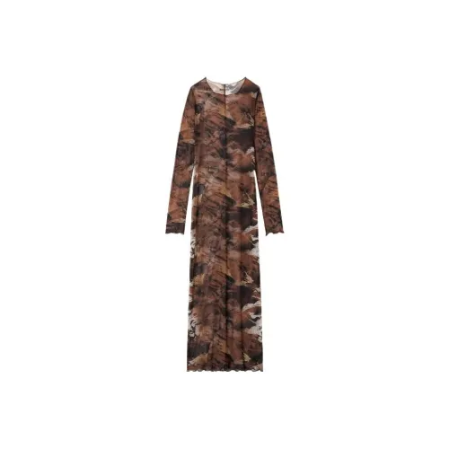 HERON PRESTON Long-Sleeved Dresses Women's Brown