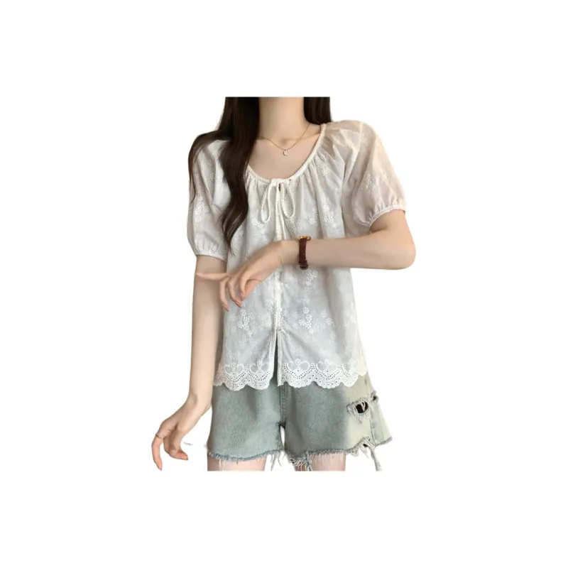 Mu Xiao Xin Chiffon Shirt Women's-3