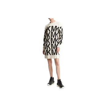 MICHAEL KORS Long Sleeved Dresses Women's Black White