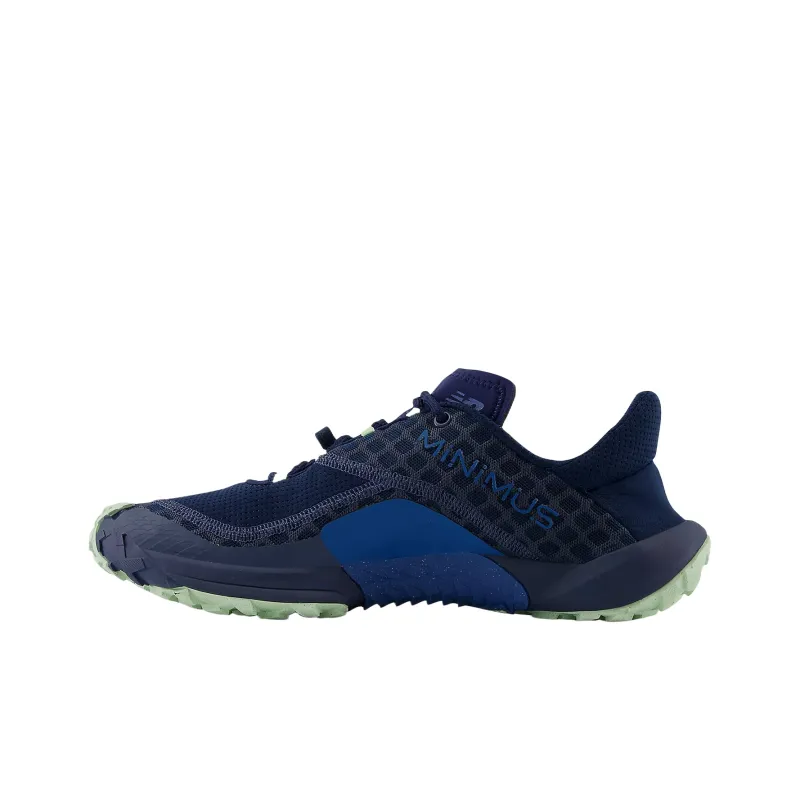 New Balance Minimus Trail Low Top Running Shoes Men's Blue 2E-1
