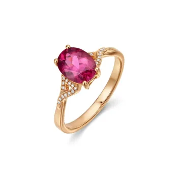 IL&CO. Natural Tourmaline Rings Women's