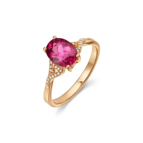 IL&CO. Natural Tourmaline Rings Women's