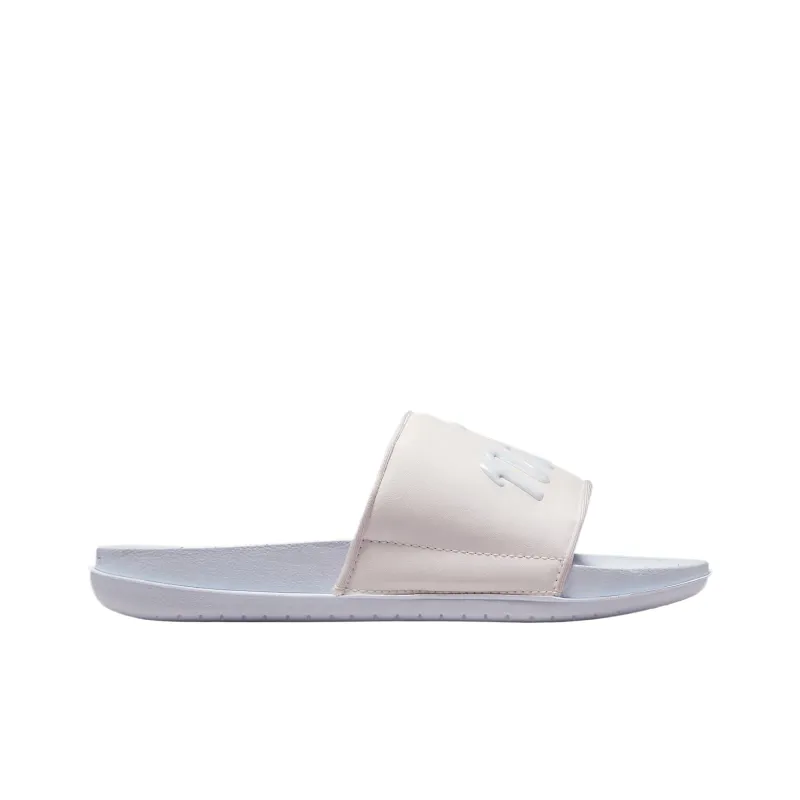 Nike Offcourt Slip Resistant Slide Slippers Women's White Purple-1