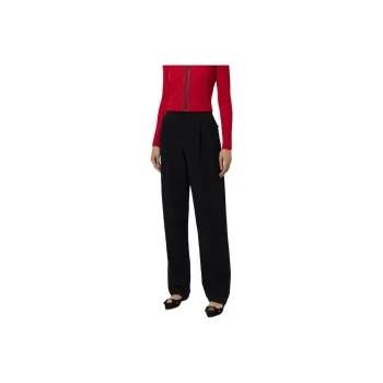 Elisabetta Franchi Double Dart Stretch Crepe Trousers