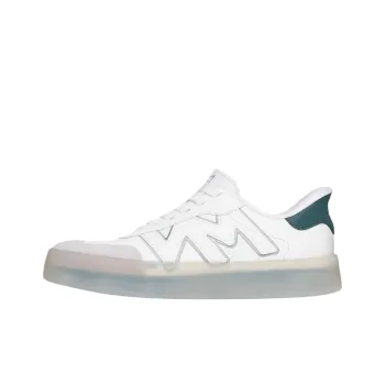 Skechers MARK NASON Coverage Abrasion Resistant Low Top Skateboard Shoes Women's White Green