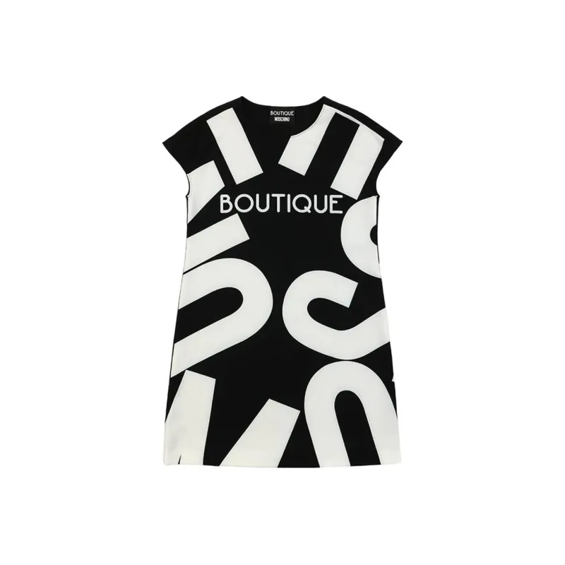MOSCHINO Sleeveless Dresses Women's Black-0