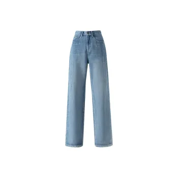 You Cow Me Pants Jeans Women's Sand-Washed Blue