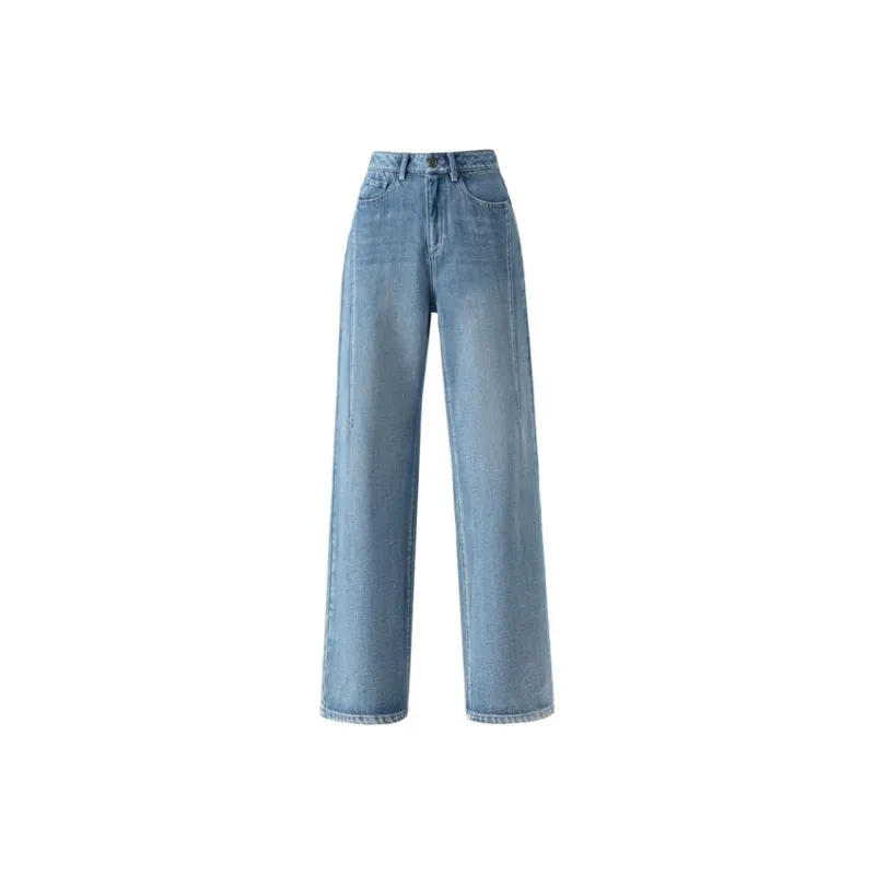 You Cow Me Pants Jeans Women's Sand Wash Blue-0