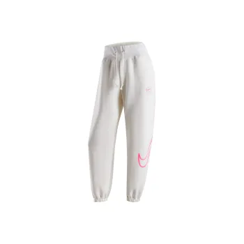 Nike SPORTSWEAR Knitted Sports Pants Women's Sail White