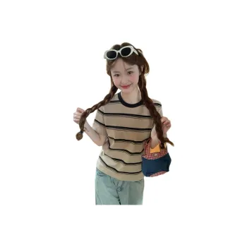 Mu Xiao Xin T Shirts Women's Apricot