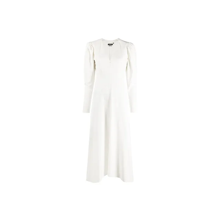ISABEL MARANT Long-Sleeved Dresses Women's White-0