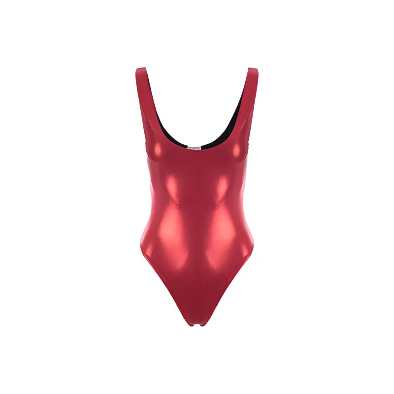 SAINT LAURENT Lamé effect Swimsuit-0