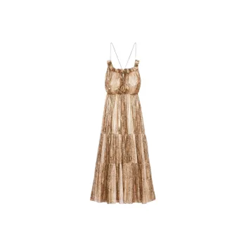 CELINE Slip Dresses Women's Gold