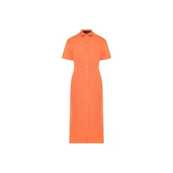 THEORY Linen Midi Dress