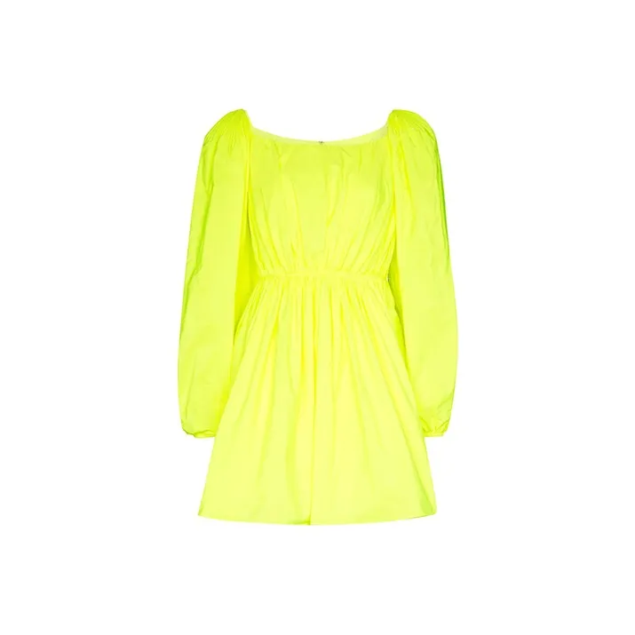 Valentino Long-Sleeved Dresses Women's Yellow-0