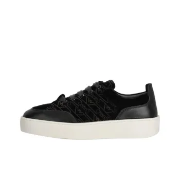EMPORIO ARMANI Low Top Skateboard Shoes Women's Black