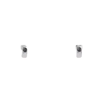 ZARA Metal Earrings Men's Silver