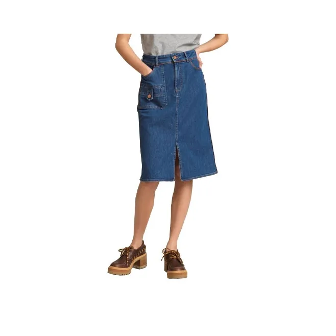 Chloé Denim Long Skirts Women's Blue-0
