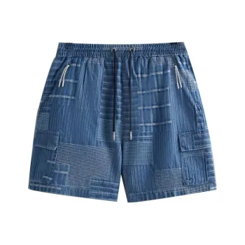 KITH Japanese Indigo Jacquard Wolcott Short Indigo
