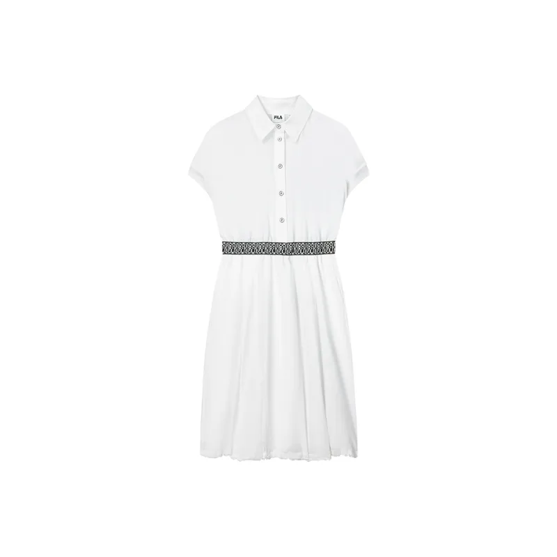 FILA SS24 Short Sleeved Dresses Women's Early Snow-0