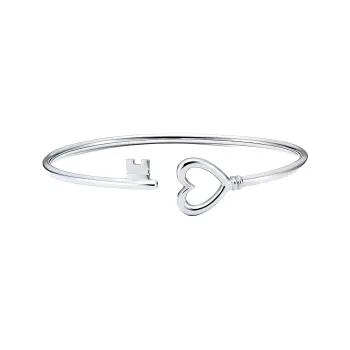 TIFFANY & CO. 18K White Gold Bangles Unisex Silver